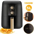 Miniatyrbillede 2 af 2: Elektrisk Air Fryer, 360° Cirkulerende Varm Luft, Intelligent Temperaturkontrol,EU, 5L 1500W
