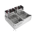 Pikkukuva 1 / 2: Kaupallinen uppopaistaja, kaksoisastia 6L kapasiteetti, 5.0kW teho,MONI