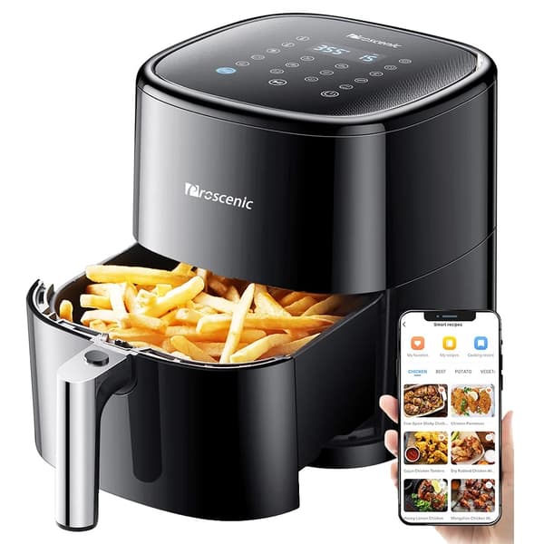 Luftfritös, 5L kapacitet, 1500W effekt,Proscenic T22, EU