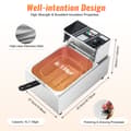 Miniatyrbillede 3 af 4: Elektrisk Frituregryde, 2500W Effekt, 1,59 Gallon Kapacitet, Justerbar Temperaturkontrol