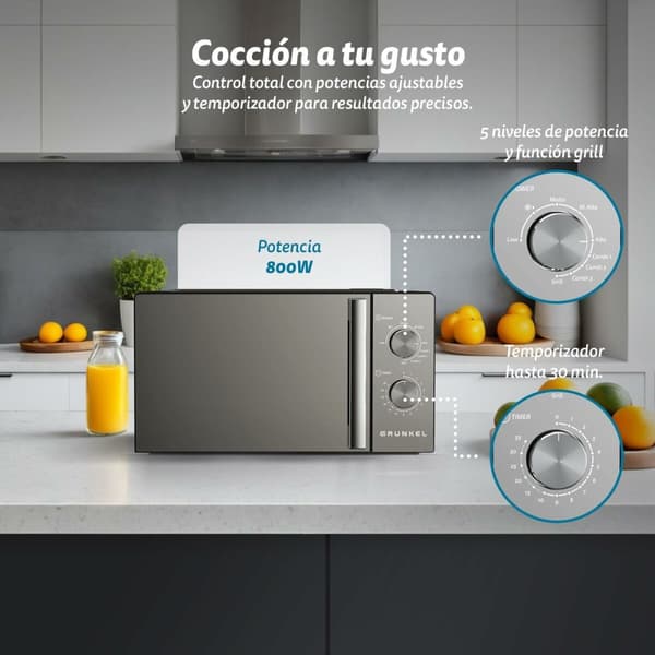 Airfryer Grunkel Musta 800 W 20 L