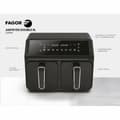 Miniatyrbillede 5 af 5: Varmluftsfrituregryde Fagor FG2X4L Sort noir 2200 W 8 L
