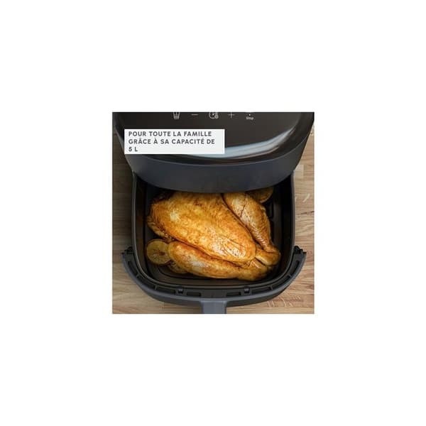 Varmluftsfritös/halogenugn - Moulinex - EZ245B - Svart - 1500 W - 5 l