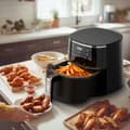 Miniatyrbild 6 av 6: Fritös utan olja CIARRA 5L 8 program 1500W 200°C Airfryer LED-skärm CDAF1AB