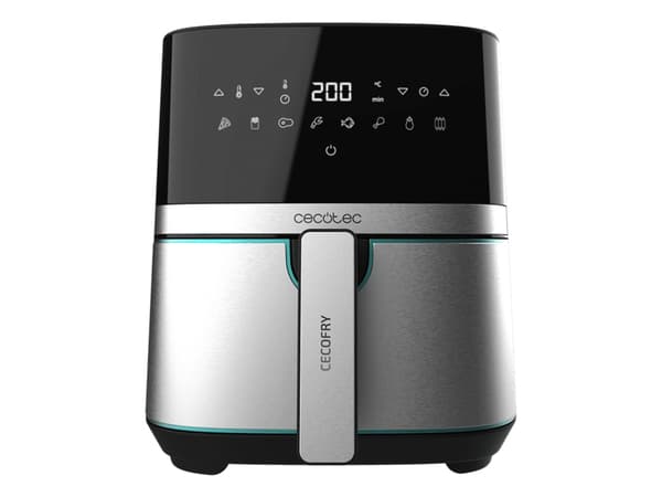 Cecotec oljefri fritös Cecotec Cecofry Full InoxBlack 5500 Pro 5,5 L 1700 Watt Svart, Rostfritt stål
