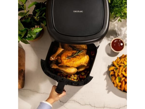 Cecotec Cecofry Bombastik 6000 Full, Varmluftsfritös, 6 l, 80 ° C, 200 ° C, 60 min, Single