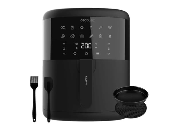 Cecotec Cecofry Bombastik 6000 Full, Varmluftsfritös, 6 l, 80 ° C, 200 ° C, 60 min, Single