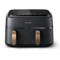 Pikkukuva 2 / 6: PHILIPS Airfryer NA352/04 - 9 litran kaksoissäiliö - 8 kypsennysohjelmaa - lisävarusteet sisältyvät - 2750 W