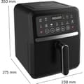 Miniatyrbillede 2 af 3: LITTLE BALANCE Oliefri Frituregryde - Crousty Light - 5L Kapacitet - Op til 0,9 kg Pommes Frites - 12 Madlavningsprogrammer - 1500W