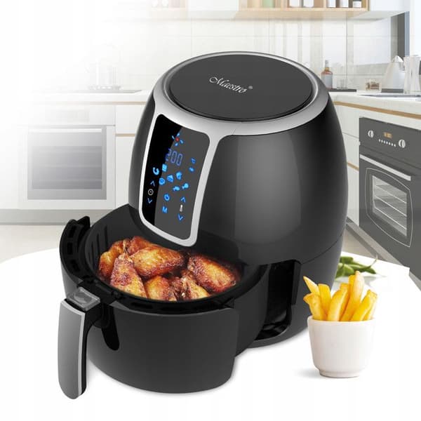 Fritös utan fett Maestro, luftfritöskök, 1500W, 3.7L, svart, MR-756