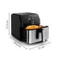 Miniatyrbild 11 av 11: Luftfritös Tefal EY855D10 Svart 7,5 L