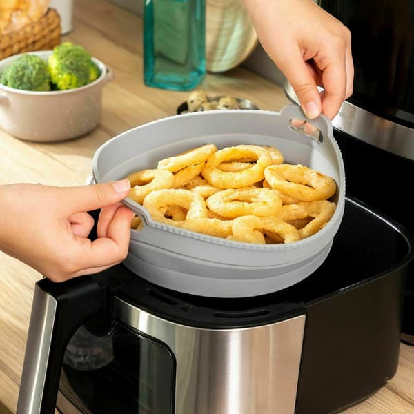 Pack Luftfritös och Fällbar silikonkorg InnovaGoods