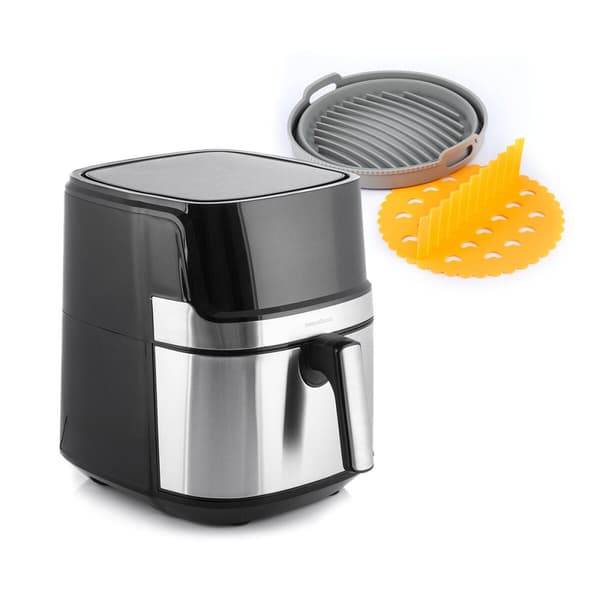 Pack Luftfritös och Fällbar silikonkorg InnovaGoods