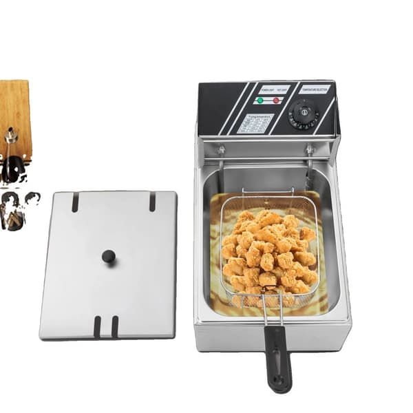 Kommerciel frituregryde, stor kapacitet 6L, hurtig opvarmning ved 2,5 kW