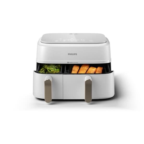 Philips Serie 3000 Luftfritös med dubbel korg vit (NA353/10)