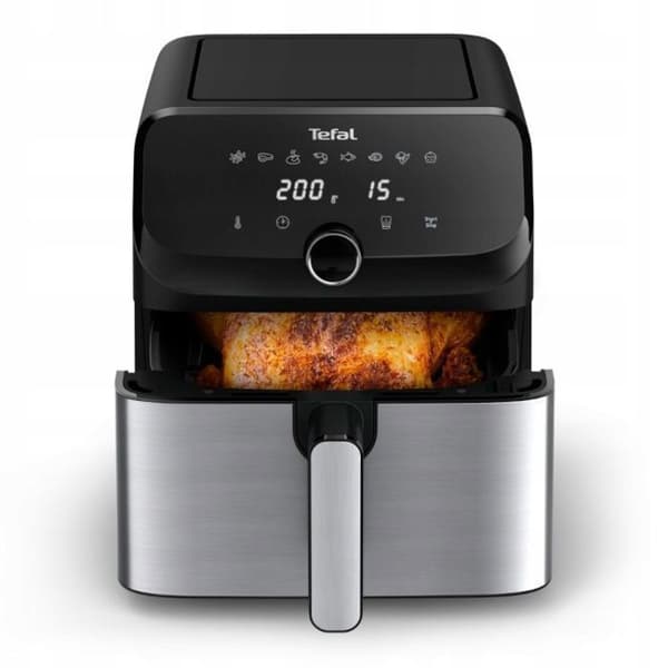 Fritös - TEFAL - Easy Fry Mega - 7.5L - Manuell Hackare 500ml - Lila/Grå