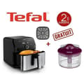 Miniatyrbild 1 av 4: Fritös - TEFAL - Easy Fry Mega - 7.5L - Manuell Hackare 500ml - Lila/Grå