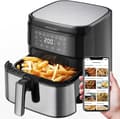 Pikkukuva 2 / 8: Proscenic T21 Air Fryer, 5.5L, LED-kosketusnäyttö, App & Alexa Smart Control, 8 esiasetettua ohjelmaa, musta