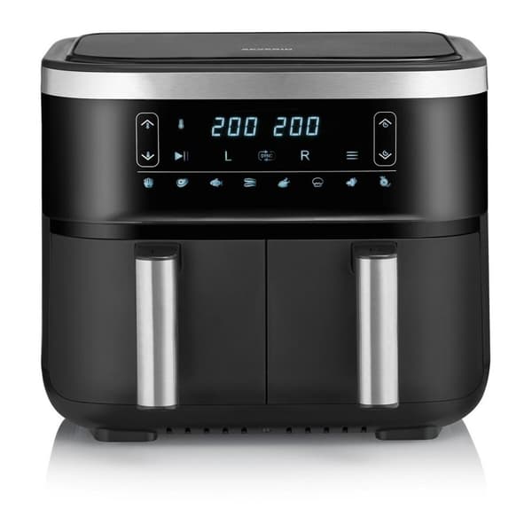 Varmluftsfrituregryde Severin FR 2453 Sort Sølvfarvet 2850 W