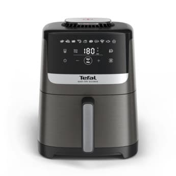 Tefal Easy Fry Silence EY551HE0 fritös Enkel 5 L Fristående varmluftsfritös Svart, Grå, Rostfritt stål