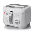 Miniatyrbillede 2 af 11: Varmluftsfrituregryde Eldom FREET Hvid Grå 1800 W 2,5 L