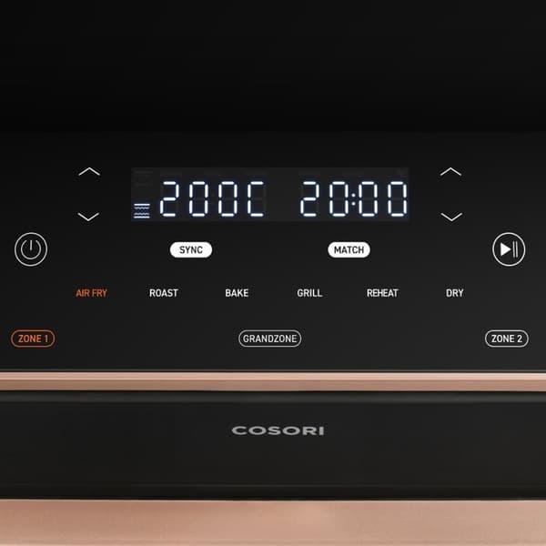 Cosori Dual Blaze TwinFry Air Fryer Varmluftsfryer 10 liter Sort