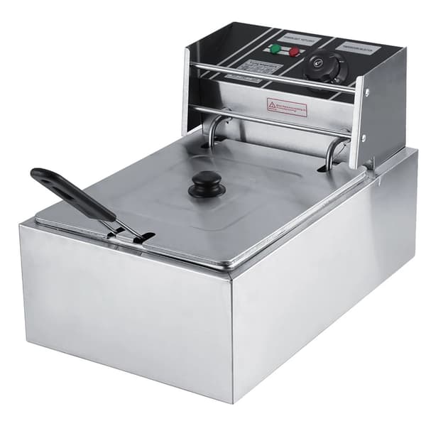 Elektrisk Frituregryde, Kapacitet, Konstruktion,6L, Rustfrit Stål