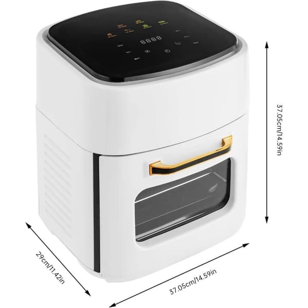 Luftfryer, Touch Control Panel, 15L Kapacitet,HVID