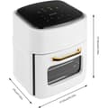 Miniatyrbillede 2 af 2: Luftfryer, Touch Control Panel, 15L Kapacitet,HVID