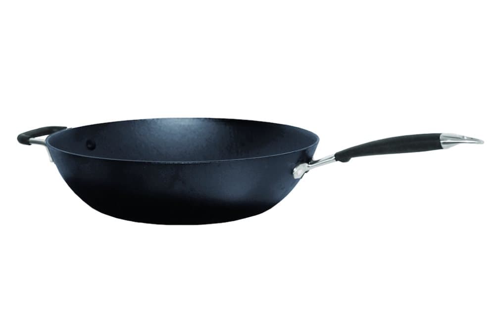 Wokpanna gjutjärn ULTRA LIGHT 30 cm med skaft