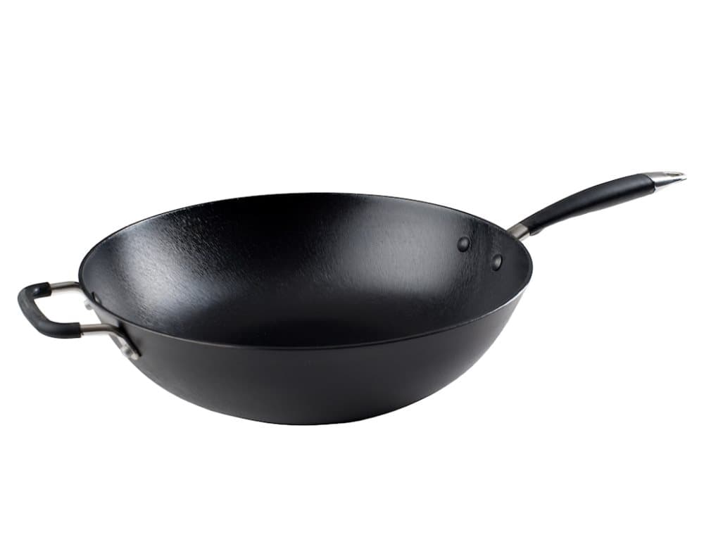 Wokpanna gjutjärn ULTRA LIGHT 34 cm med skaft