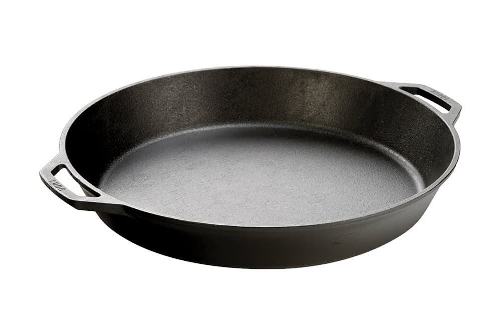 Lodge Paella panna, stor gjutjärnsform med dubbla handtag, 43 cm