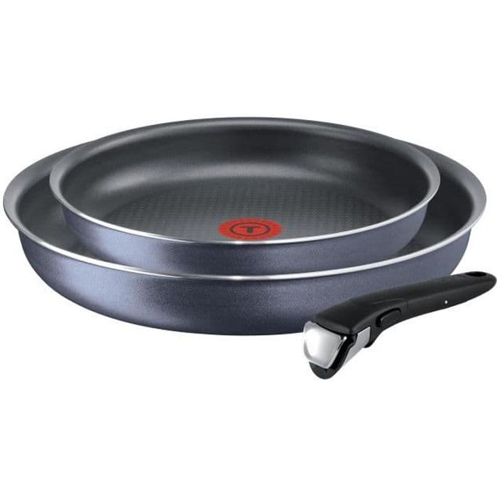 TEFAL Uppsättning av 2 Ingenio Elegance spisar med avtagbart handtag - Ø 24/28 cm