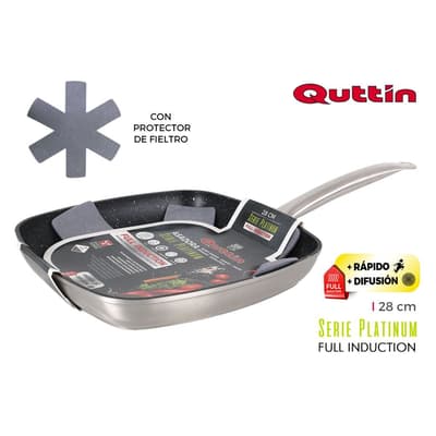 Quttin Platinum induktion grillpanna, 28cm