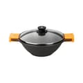 Miniatyrbilde 1 av 2: Panne BRA Braisogona_A272028 Svart Svart/Oransje Metall Aluminium Ø 24 cm Ø 28 cm
