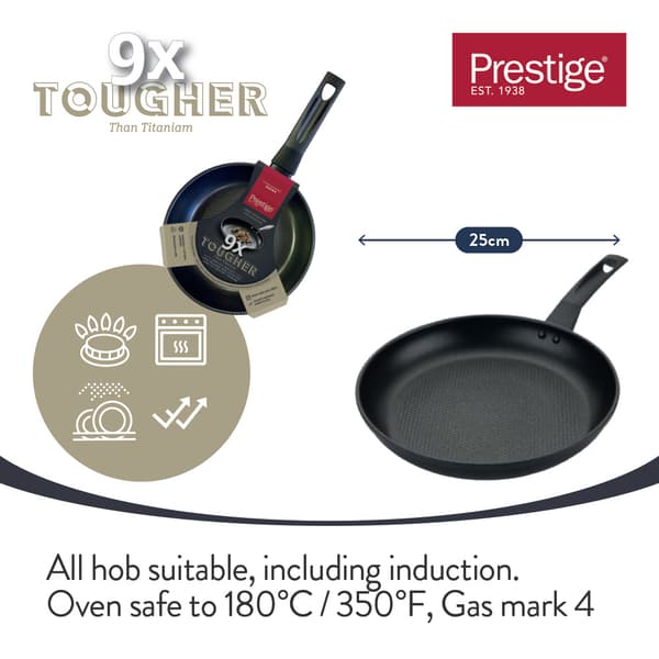 9x Tougher Stekpanna 25cm