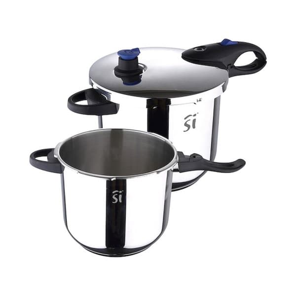 Sæt med Ekspres-Gryder San Ignacio Rustfrit stål 4 L 5,5 L Ø 22 cm