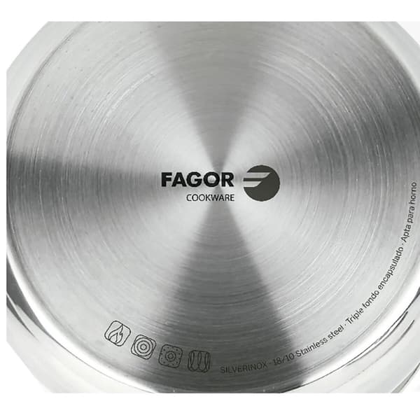 Kasserolle FAGOR Silverinox Rustfrit stål 18/10 Chromsalt (Ø 12 x 6,5 cm)