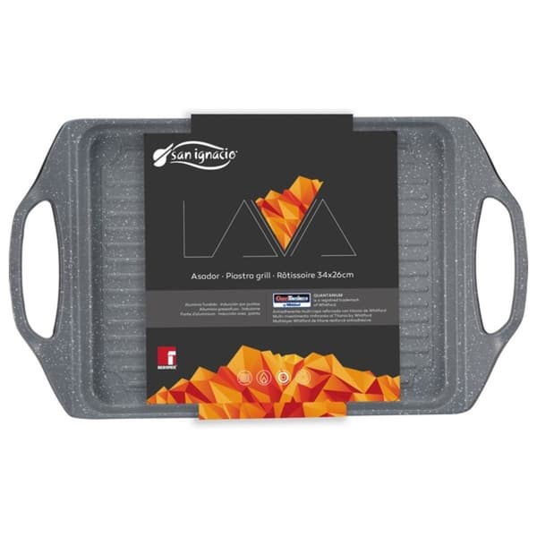 Grill San Ignacio Lava Aluminium 45 x 27 cm Grå