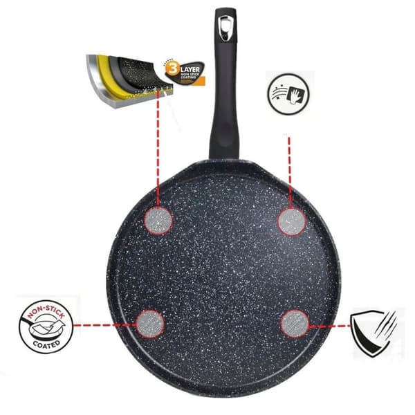 Pannekakeform med marmorbelegg - 28 cm
