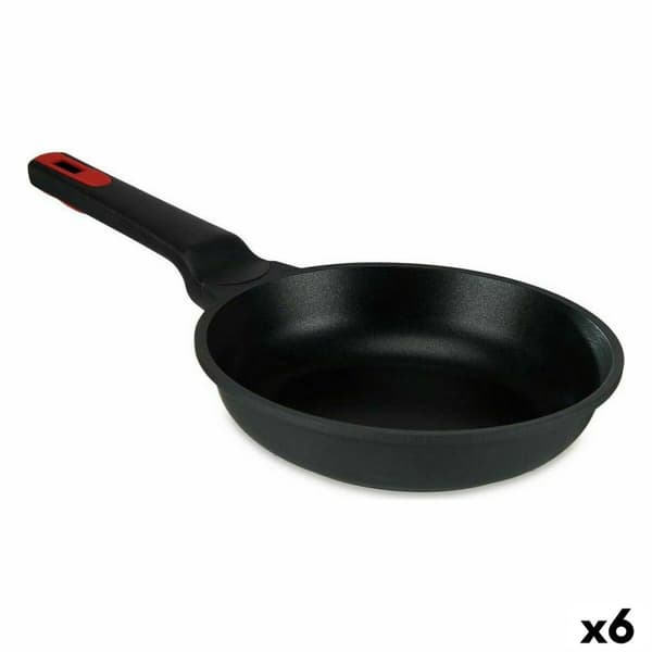 Stegepande Kinvara 77776 Sort Aluminium Bakelit Ø 22 cm (6 enheder)