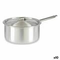 Miniatyrbilde 1 av 3: Gryte med Lokk Kinvara 100022 Sølv Aluminium 4 L 24,5 x 12 x 41 cm (10 enheter)