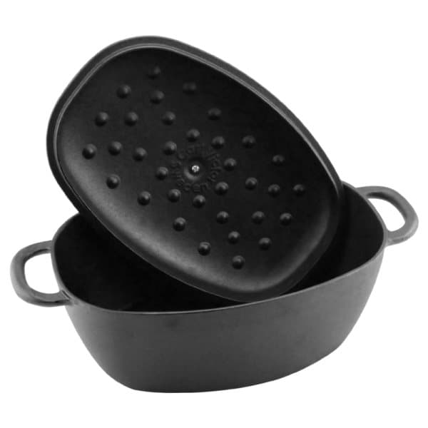 Gjutjärns Gryta 6L Oval Gjutjärnlock