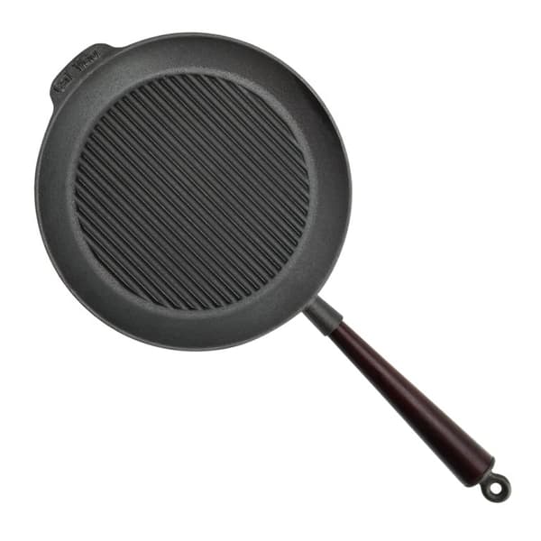 Gjutjärns Grillpanna 28 cm Trähandtag
