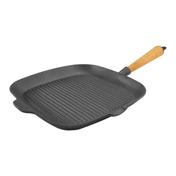 Gjutjärns Grillpanna 28x28 cm Bok