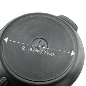 Gjutjärns Stekpanna 24cm Trähandtag
