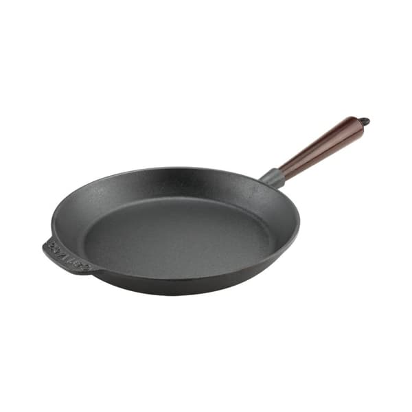 Gjutjärns Stekpanna 24cm Trähandtag