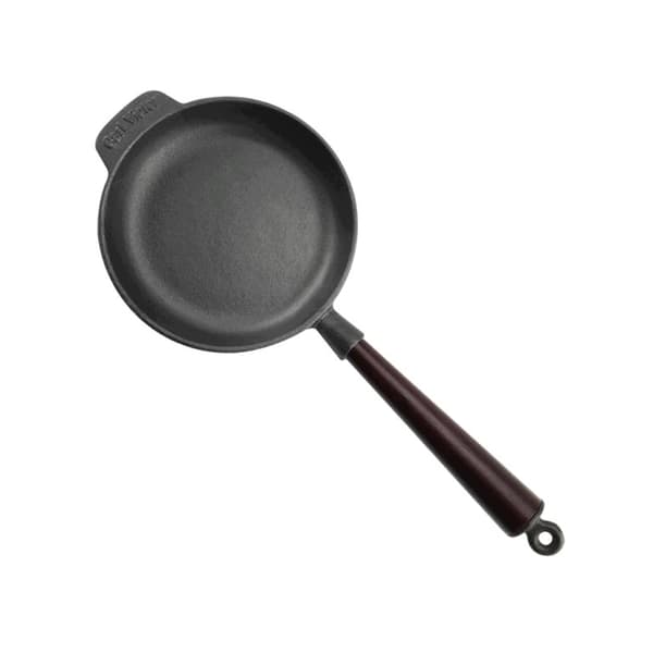 Gjutjärns Stekpanna 18cm Trähandtag
