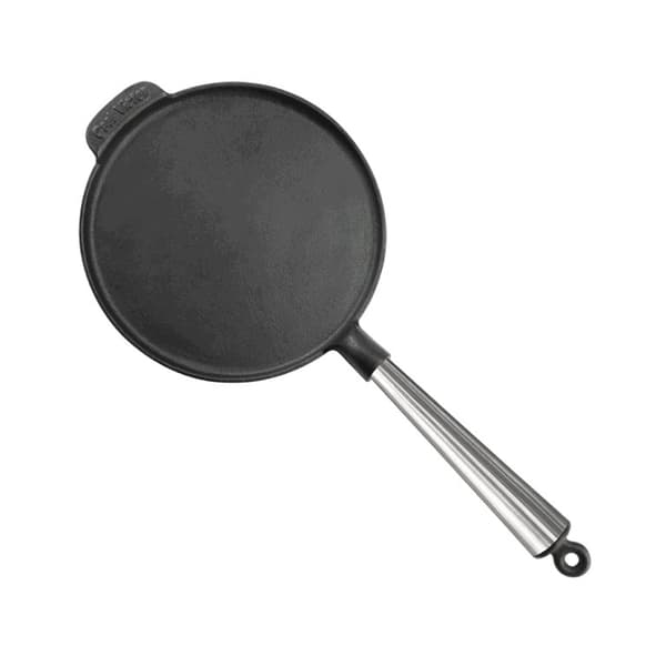 Gjutjärns Pannkaksjärn 23cm Stålhandtag