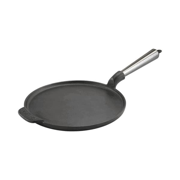 Gjutjärns Pannkaksjärn 23cm Stålhandtag